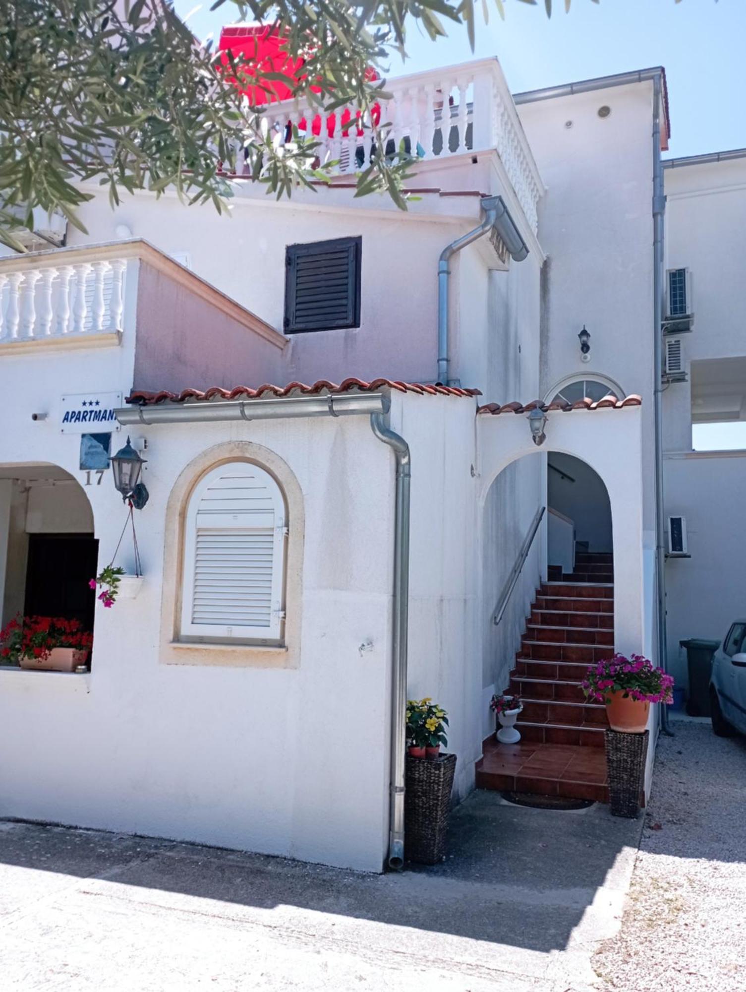 Apartmani Trubi 3 Vodice Dış mekan fotoğraf